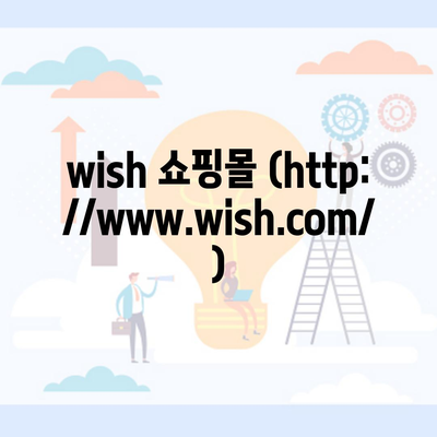 wish 쇼핑몰 (http://www.wish.com/)