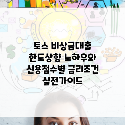 토스 비상금대출 한도상향 노하우와 신용점수별 금리조건 실전가이드