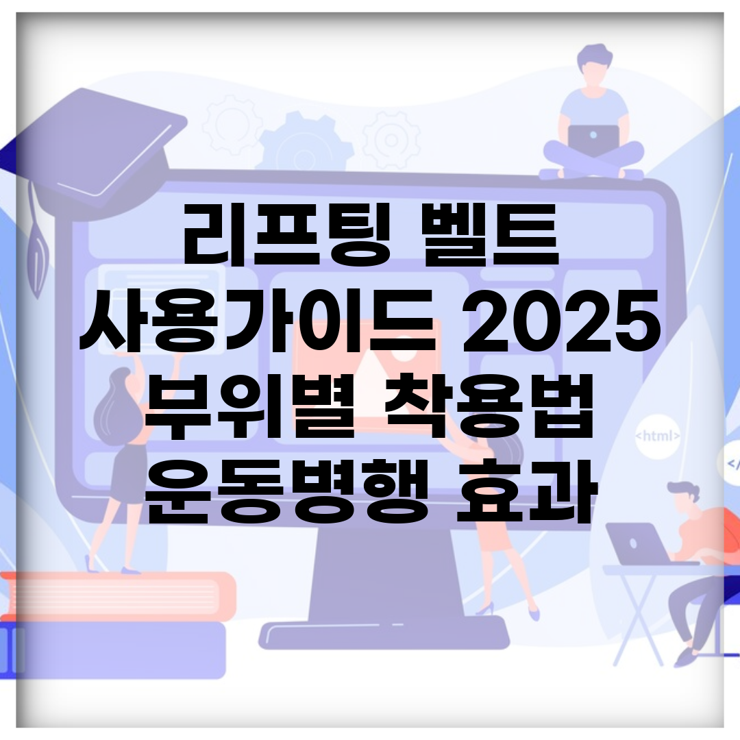 리프팅 벨트 사용가이드 2025 | 부위별 착용법 + 운동병행 효과