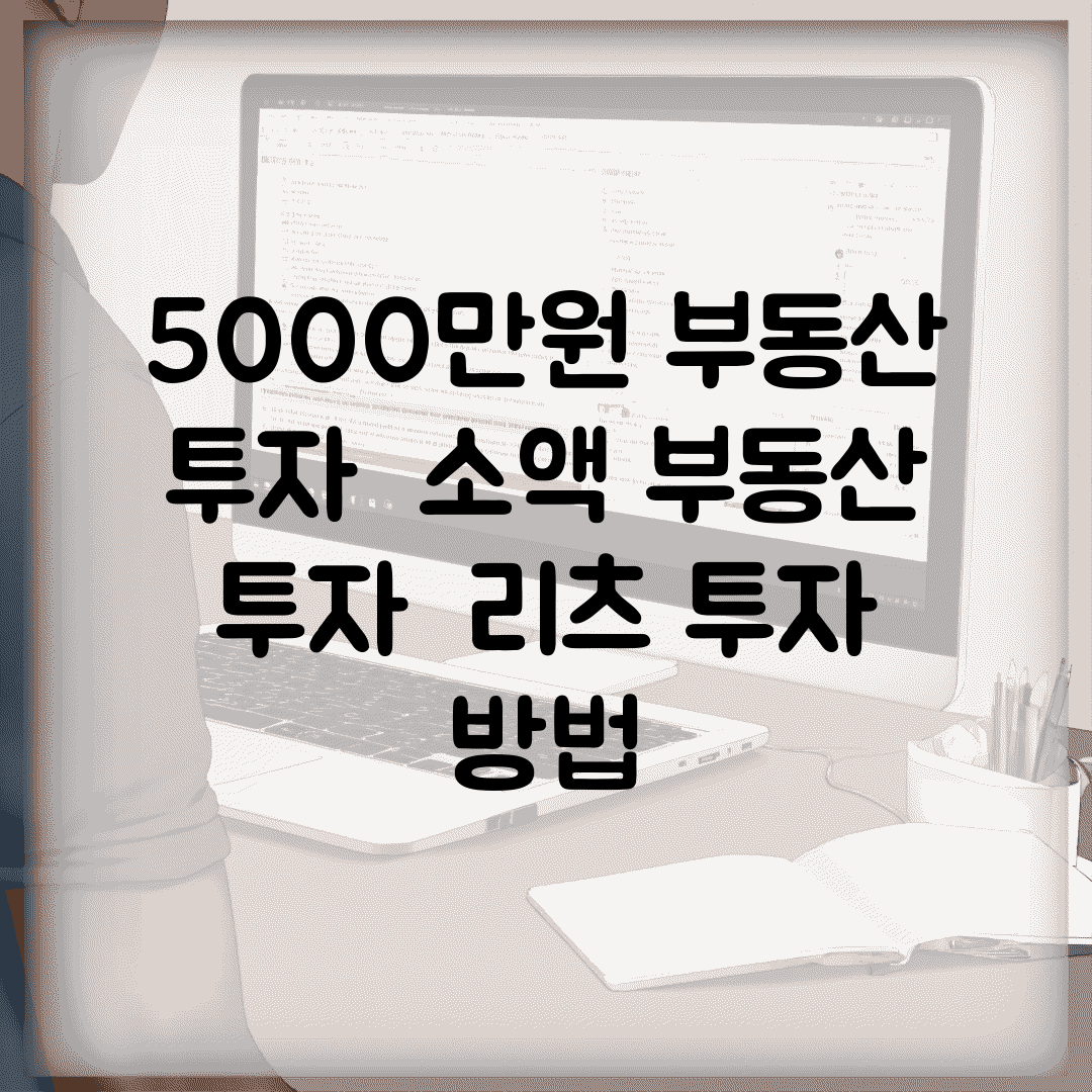 5000만원 부동산 투자 | 소액 부동산 투자 | 리츠 투자 방법