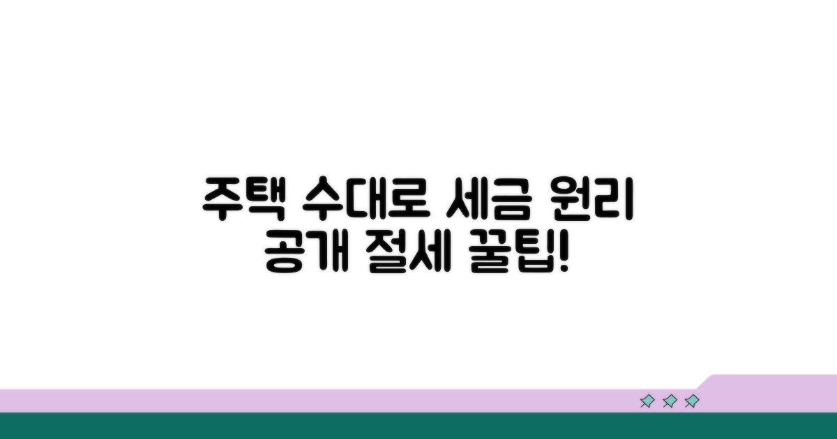 주택 수별 세금 달라지는 원리