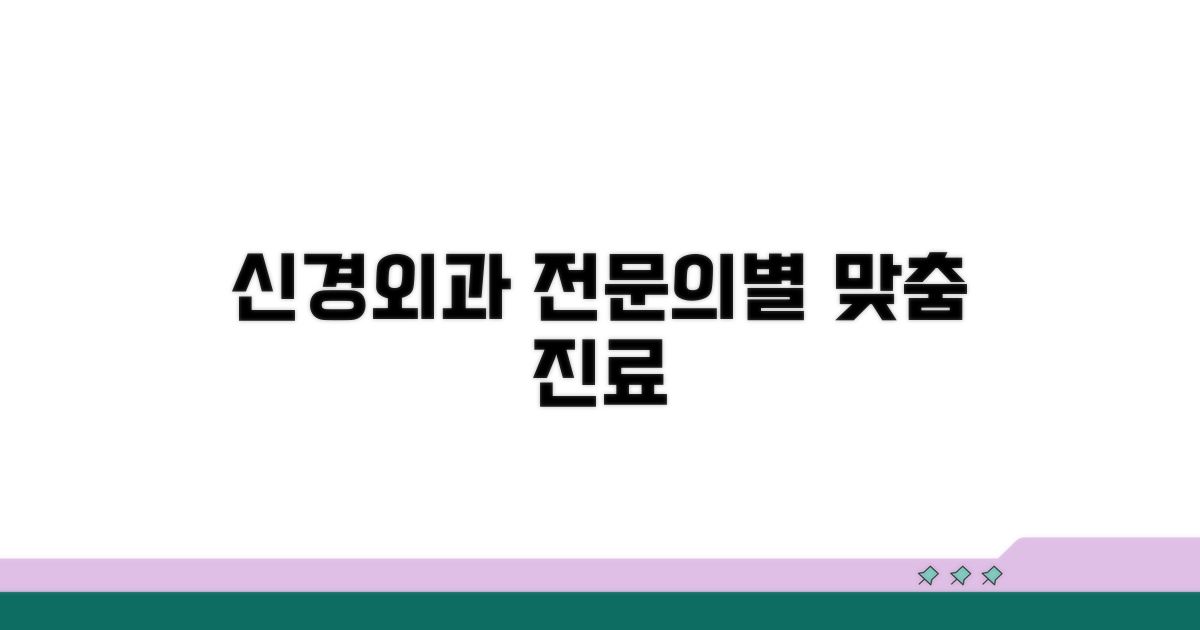 신경외과 의료진별 특화 진료 보기