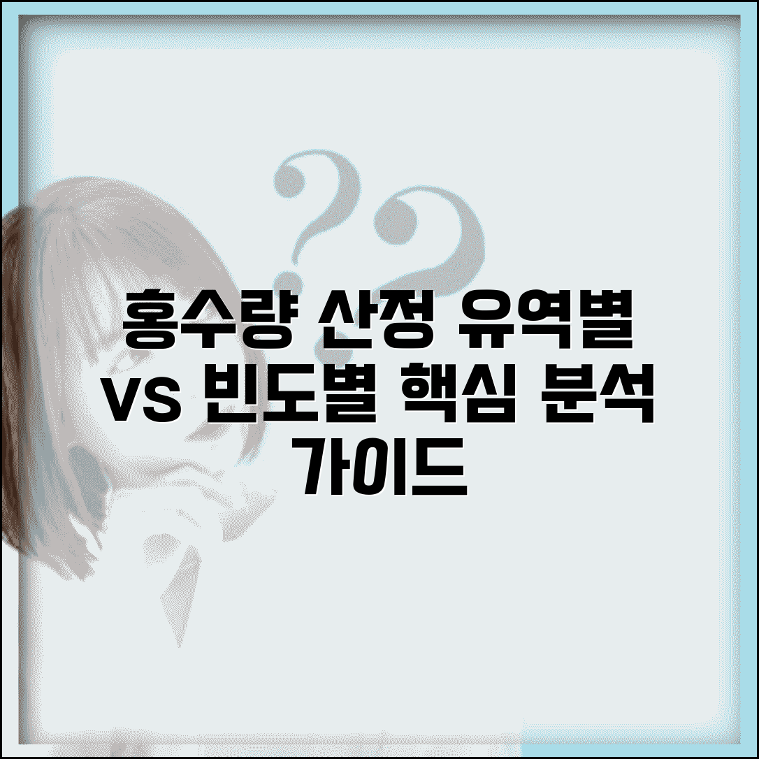 홍수량 산정표준지침 수문 분석 | 유역별 홍수량 산정 방법과 빈도별 홍수량 계산
