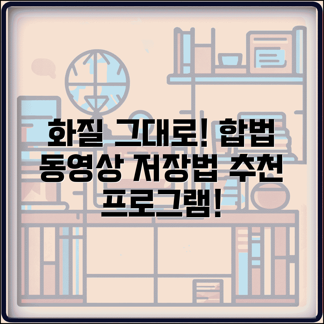 동영상 다운로드 받는 법 화질 유지 | 합법적인 동영상 저장 방법과 추천 프로그램 소개