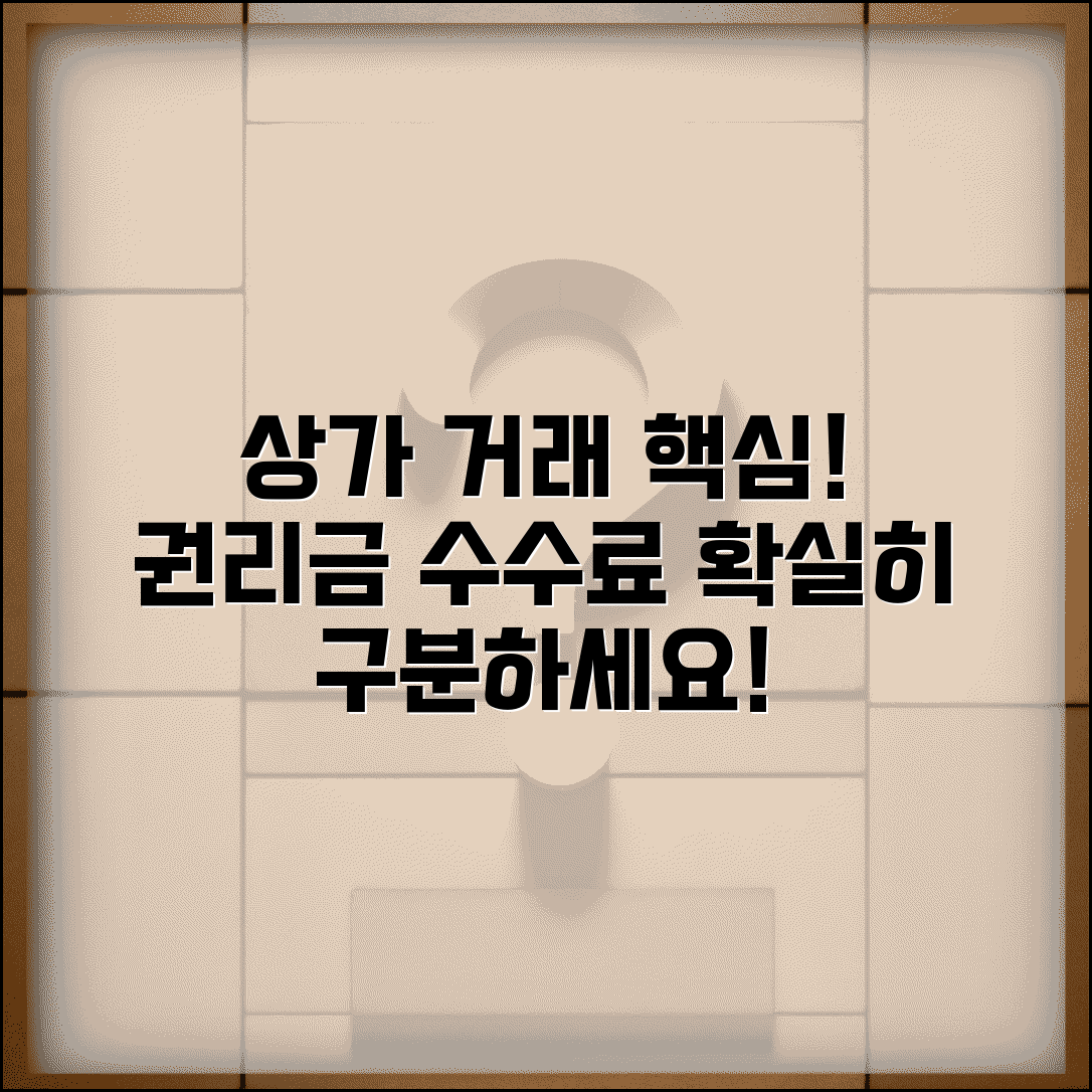 상가 중개수수료 요율표 권리금 별도 | 점포 거래시 권리금과 중개수수료 구분해서 지불하기