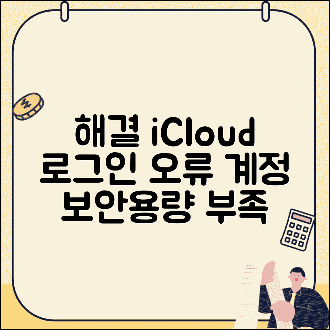 아이클라우드 로그인 불가 | iCloud 계정 보안 문제나 저장 공간 부족으로 백업 동기화 불가