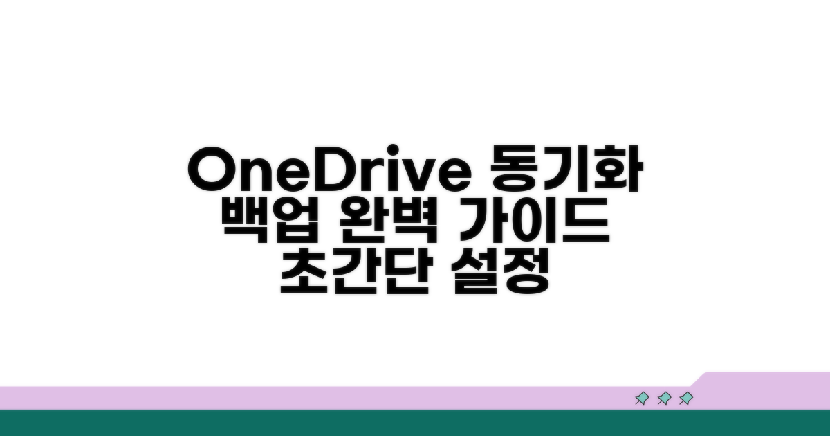 원드라이브 동기화와 백업 방법