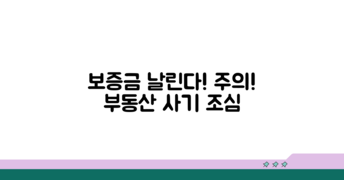 주의! 잘못하면 보증금 날릴 수도