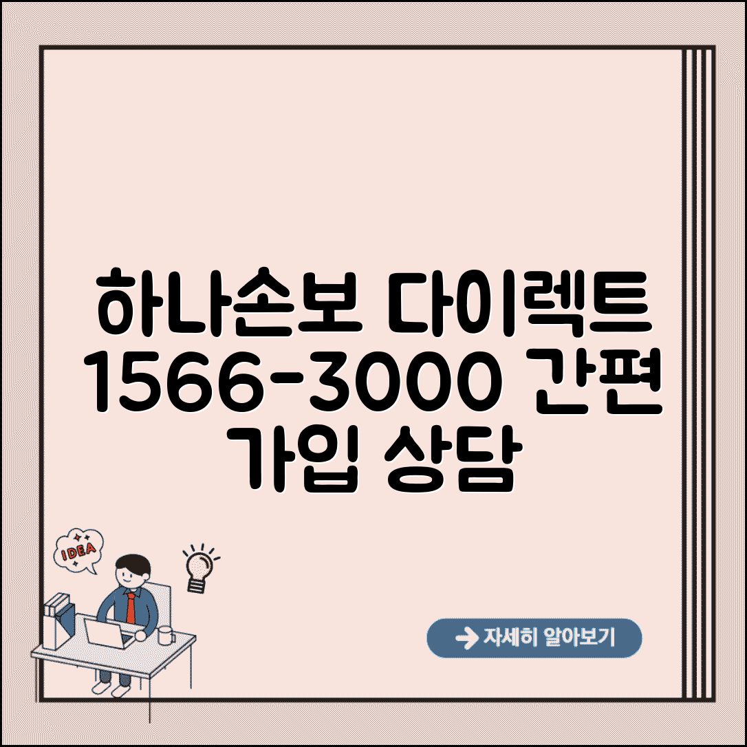 하나손해보험 다이렉트 전화번호 1566-3000 | 하나금융 연계 다이렉트 보험 상품 가입 상담