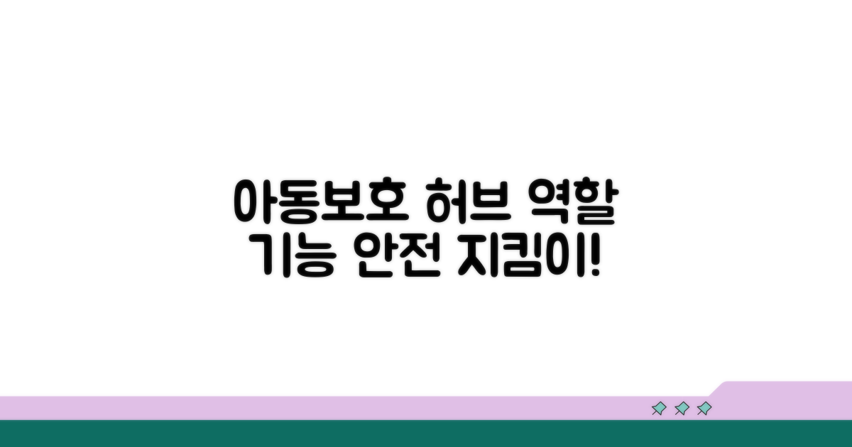 아동보호 허브 역할과 기능