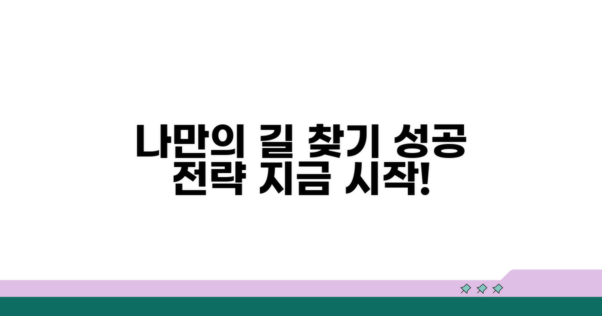 나에게 맞는 전략 세우기