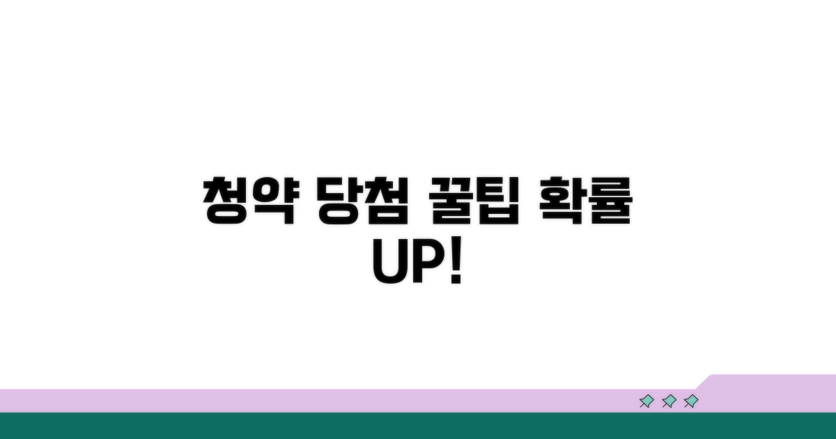 청약 당첨 확률 높이는 꿀팁