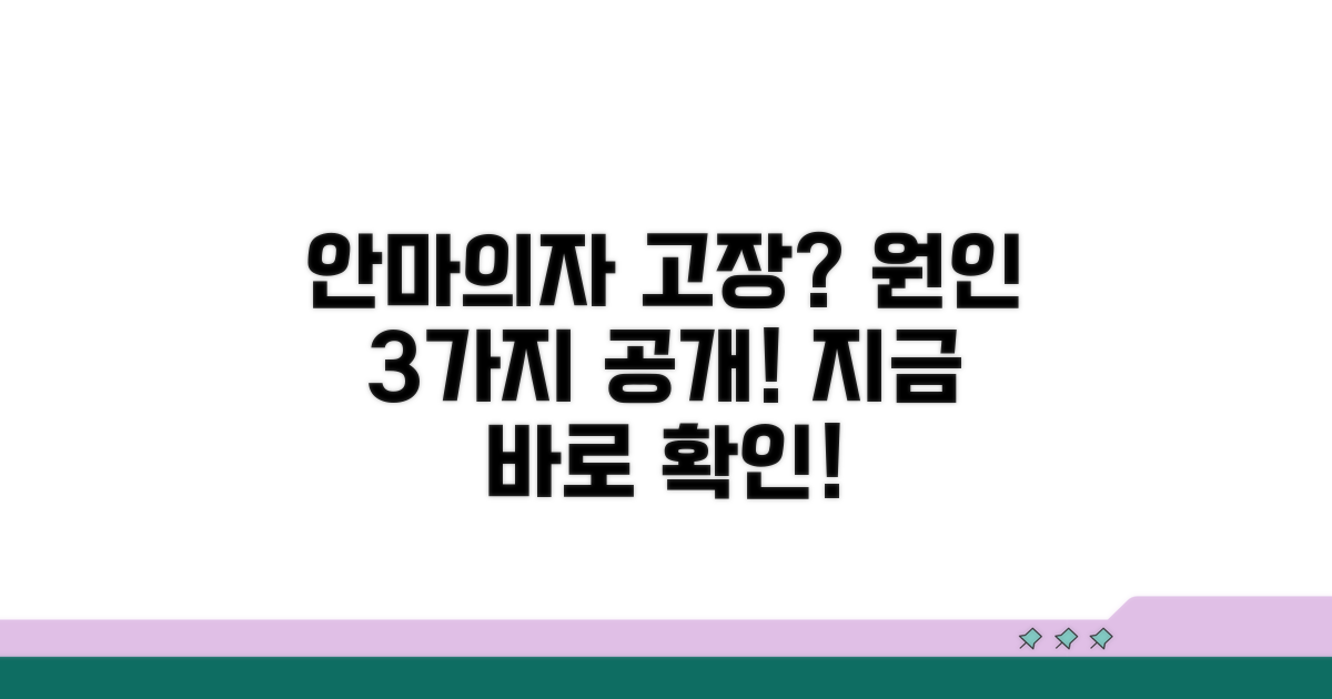 안마의자 고장 원인 분석