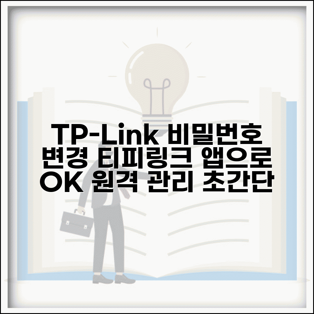 TP-Link 공유기 비밀번호 변경 | 티피링크 라우터 관리 앱으로 원격 비밀번호 관리