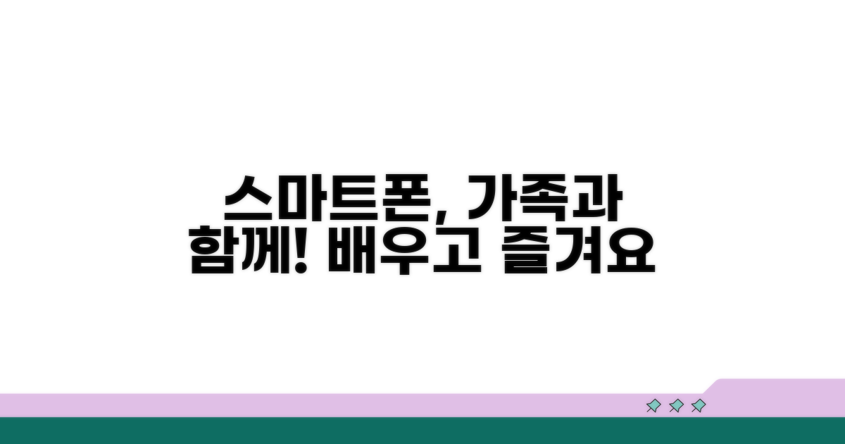 가족과 함께하는 스마트폰 교육