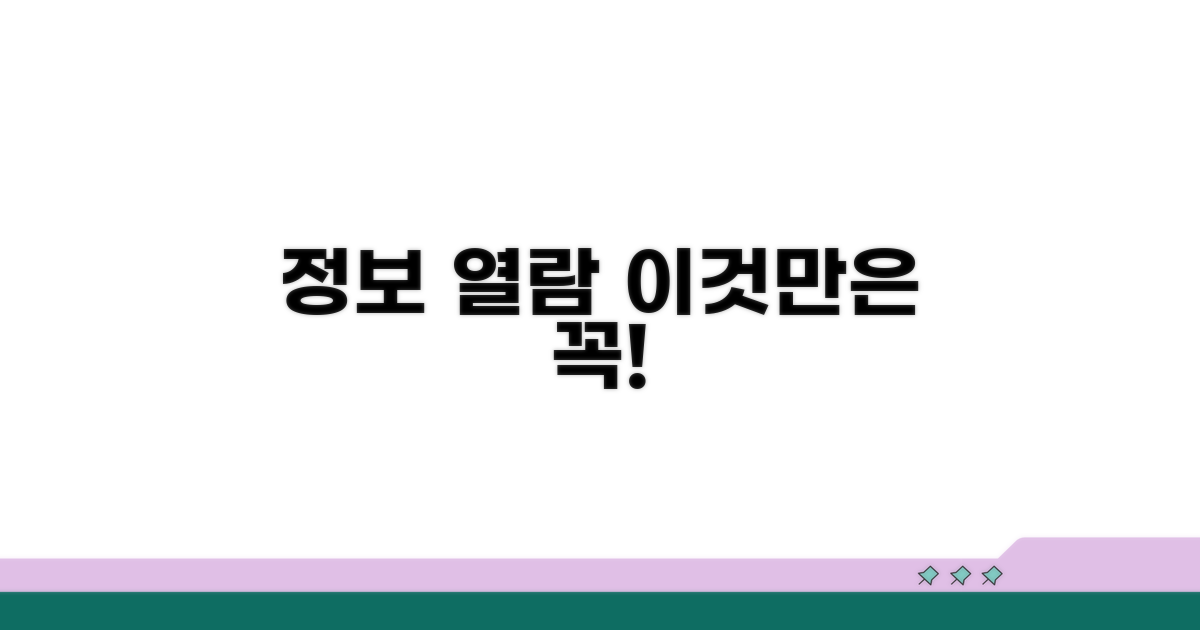 정보 열람 시 꼭 알아야 할 사실