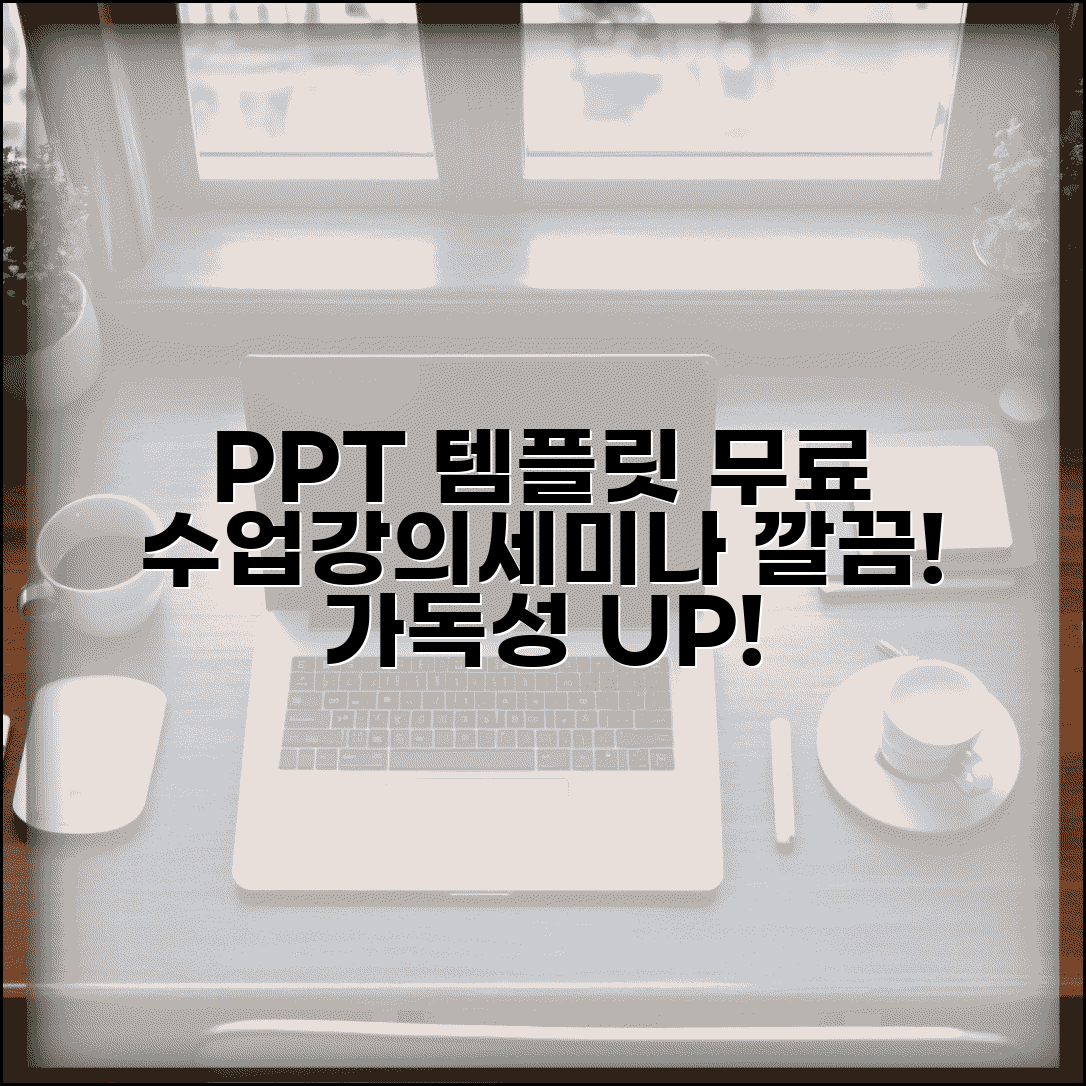 무료 피피티 템플릿 교육용 | 수업 강의 세미나용 깔끔하고 가독성 좋은 템플릿