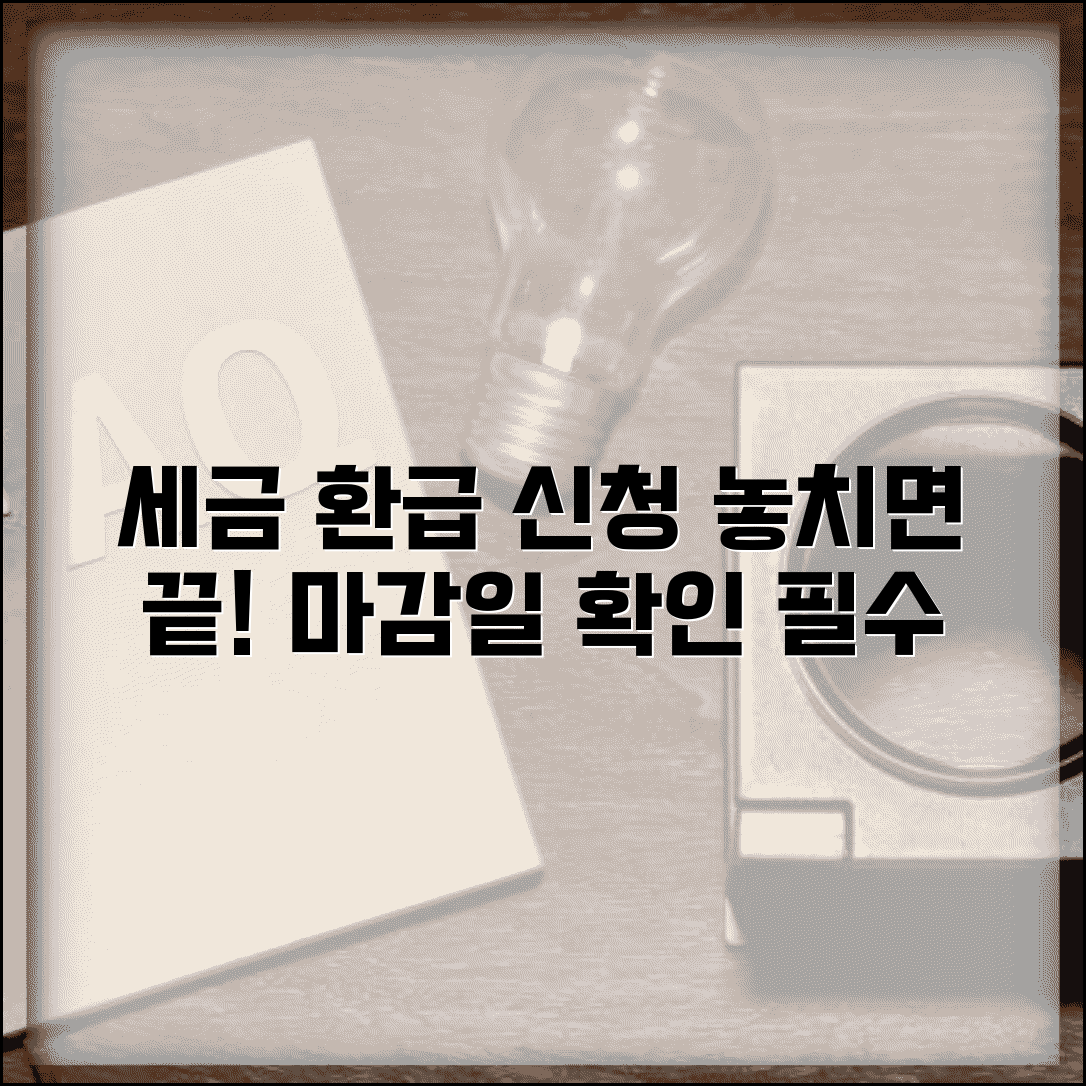 환급신청 기간 확인 | 세금환급 신청 가능기간과 마감일