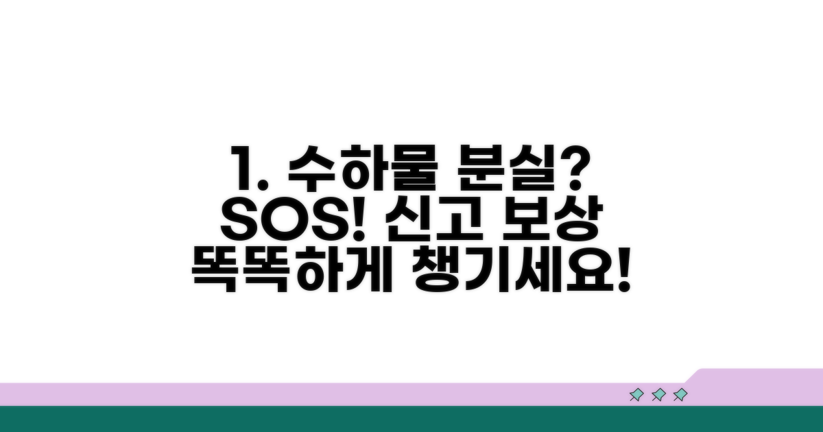 수하물 분실 시 신고와 보상