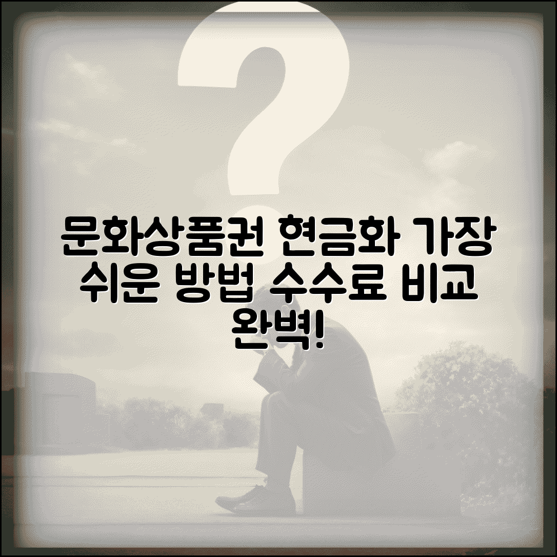 문화상품권 환전 방법 | 현금화 업체 수수료 완벽 비교