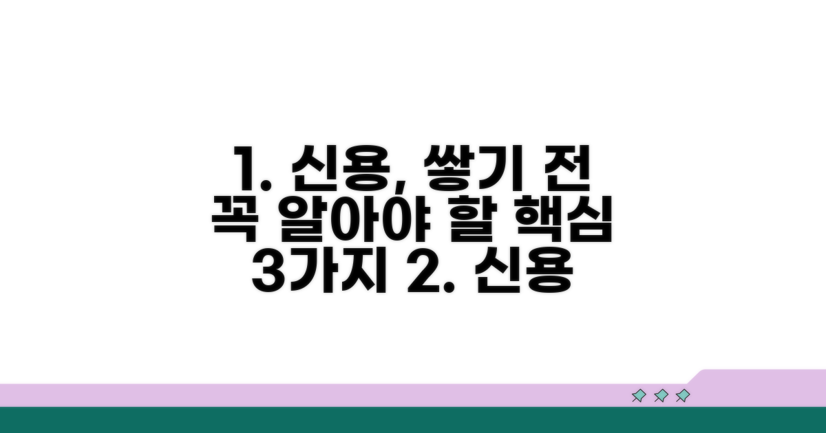 신용 쌓기 전 반드시 알아야 할 것들