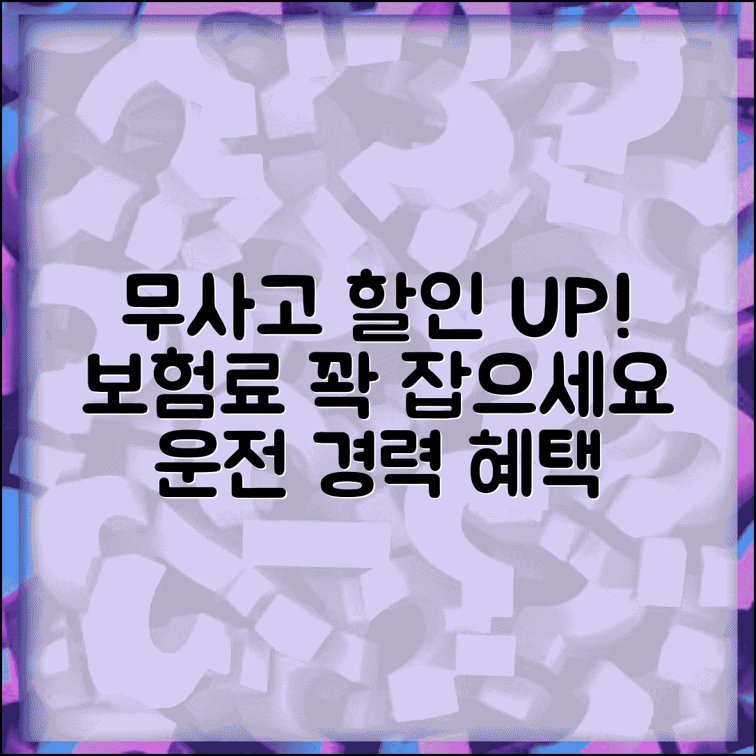 무사고 운전 보험료 할인 기간 | 자동차 보험 무사고 할인율 연차