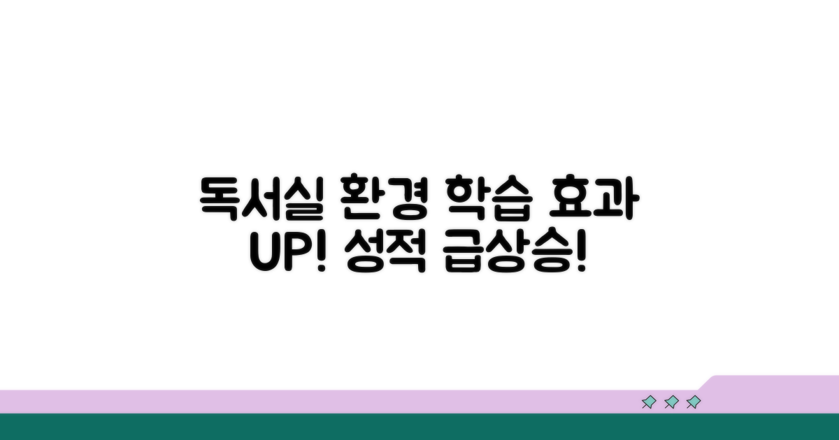 독서실 학습 환경 영향 평가