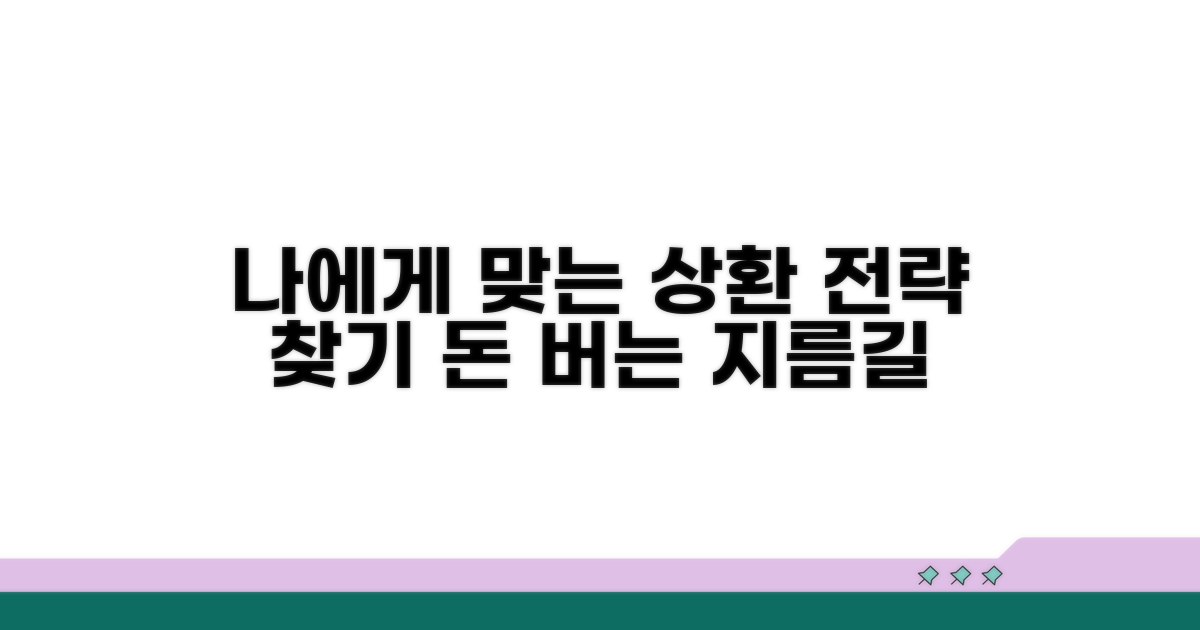 나에게 맞는 상환 전략 찾기