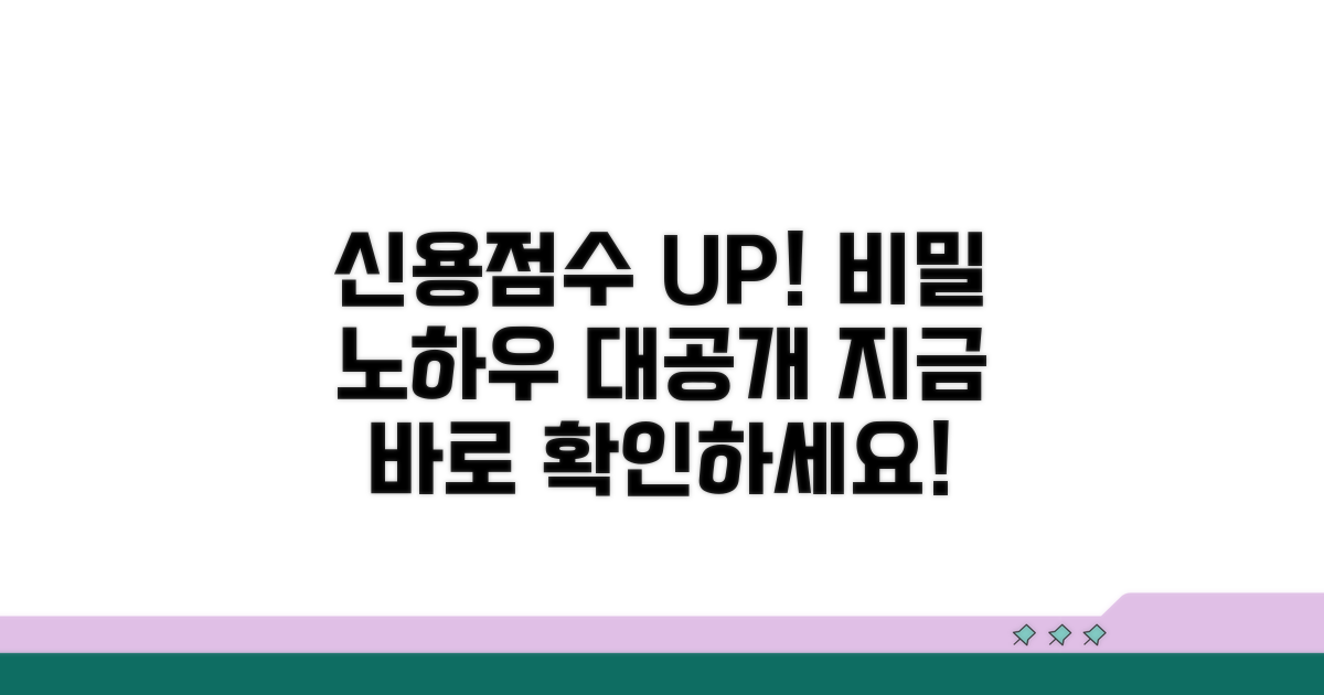 신용점수 높이는 실천 노하우