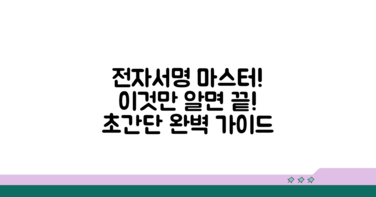 전자서명, 이것만 알면 끝!