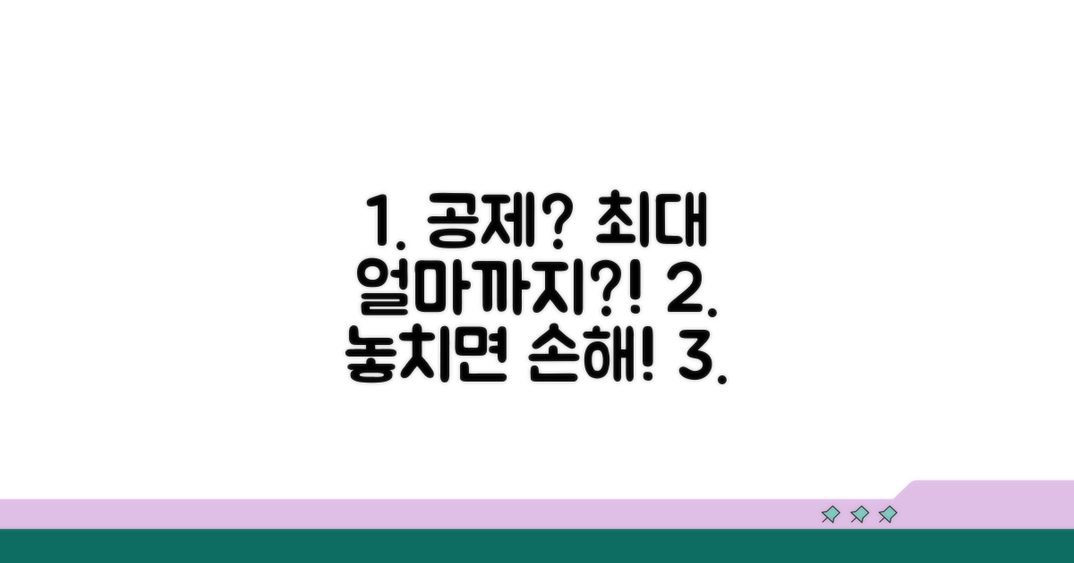 얼마까지 공제받을 수 있을까?