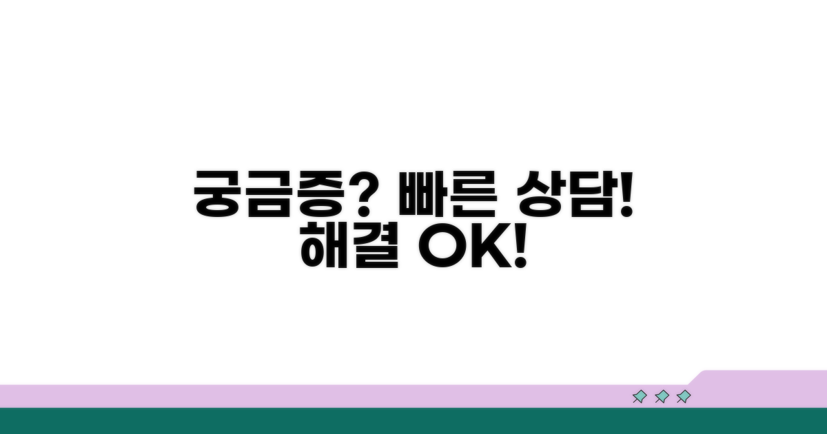 궁금증 해결을 위한 빠른 상담