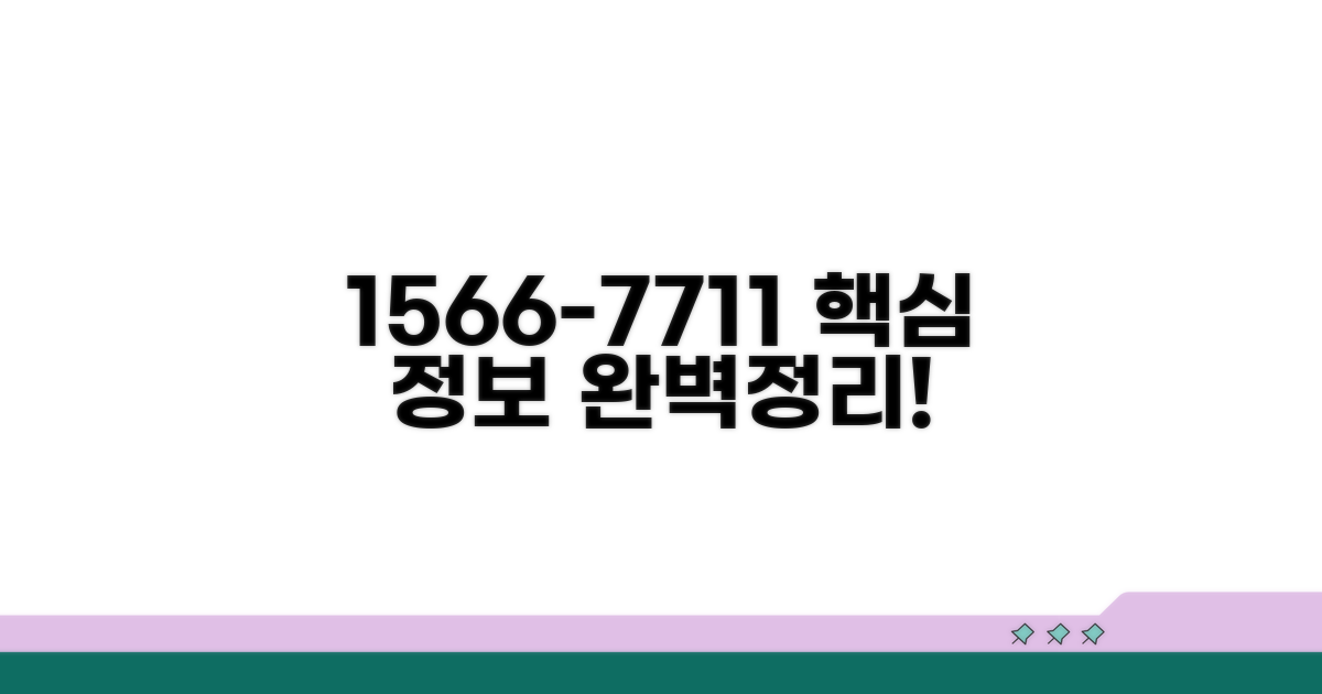 1566-7711 핵심 정보 완전정리