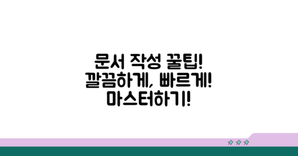 효과적인 문서 작성 요령 공개