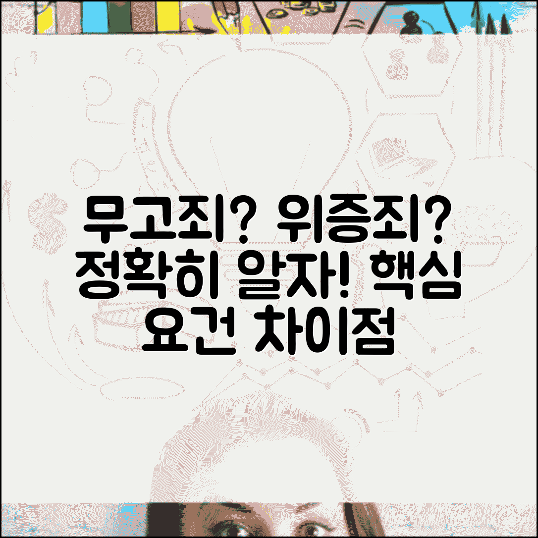 무고죄 성립요건 자세히 살펴보자 | 무고죄 vs 위증죄 차이점 비교