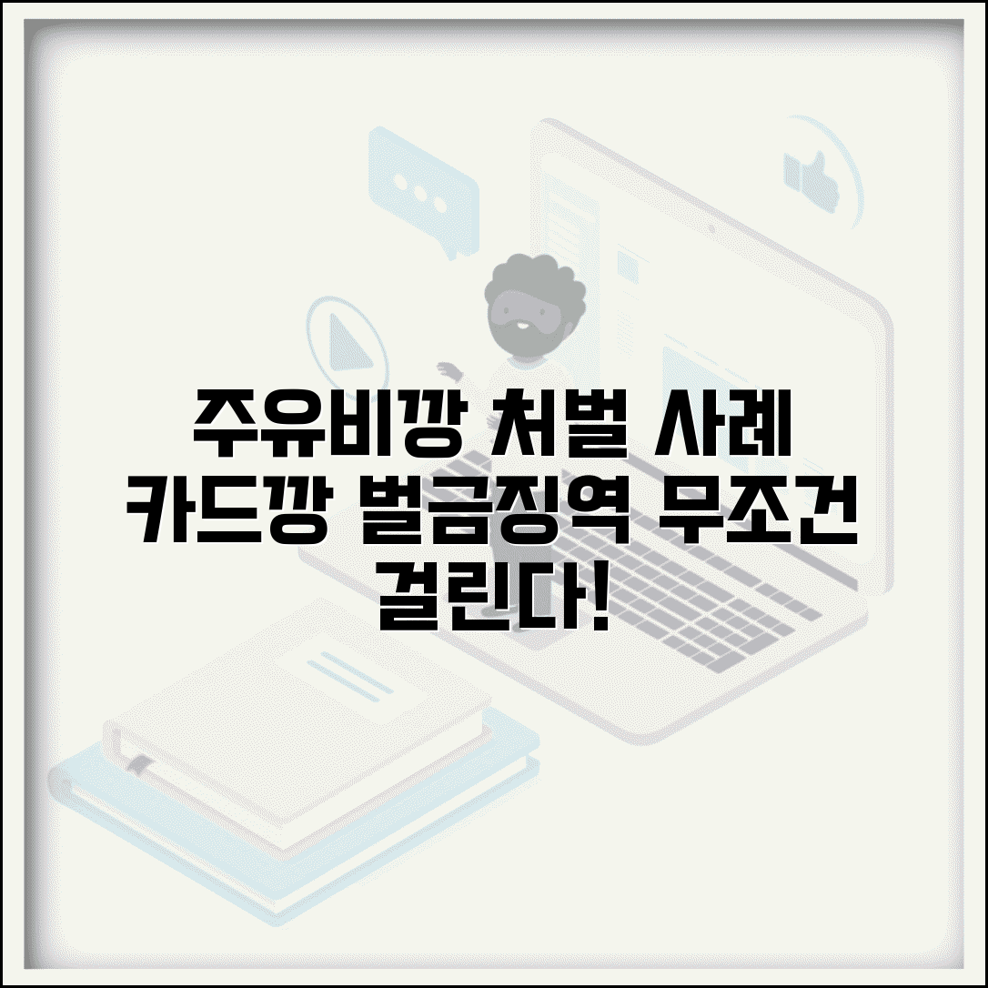 주유비깡 처벌 사례 모음 | 카드깡 적발 시 벌금 및 형사처벌 정보