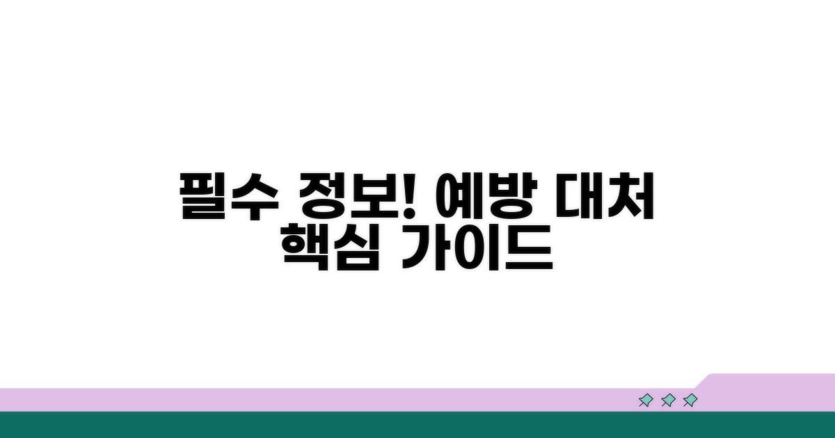 예방과 대처를 위한 필수 정보