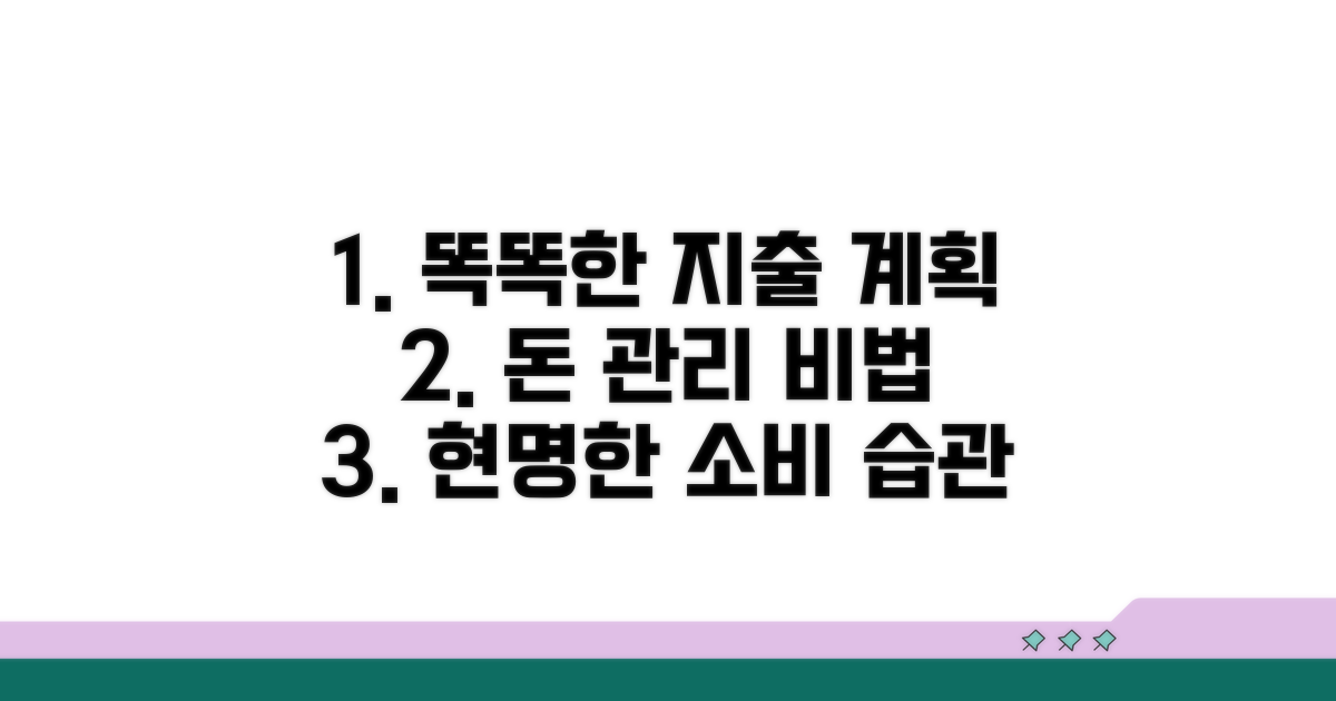 지출 계획 세우는 똑똑한 방법