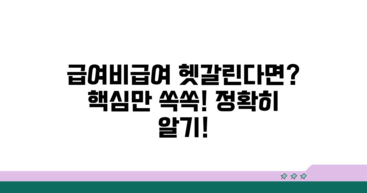 급여 비급여 구분법 명확히 알기