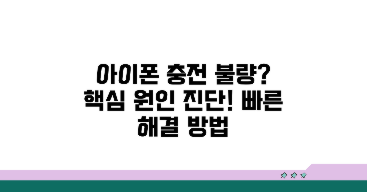 아이폰 충전 불량 원인 진단