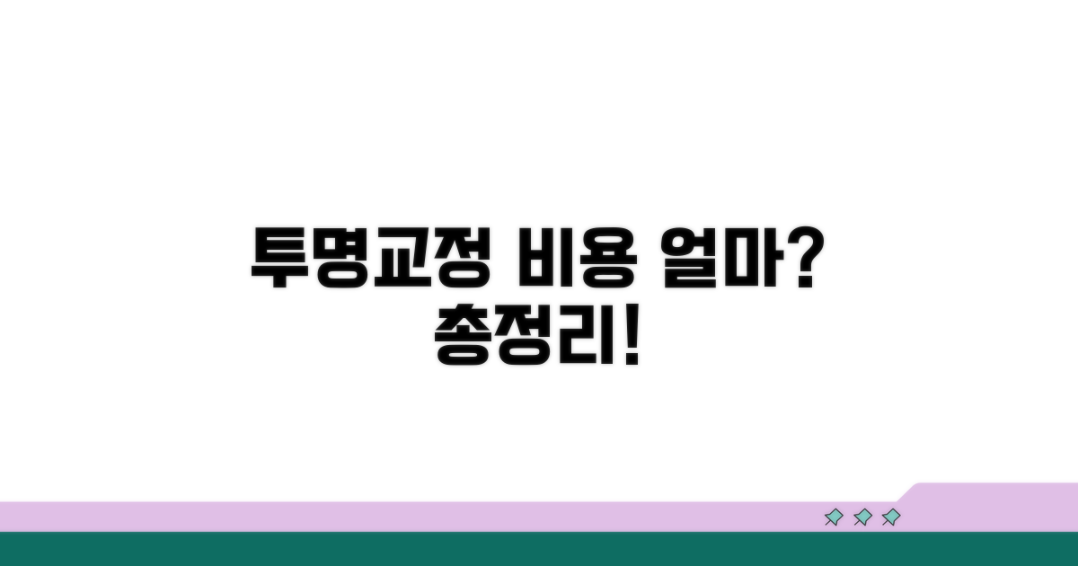 투명 교정 비용, 얼마면 될까?
