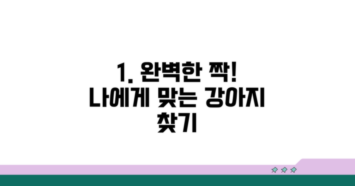 나에게 맞는 견종 선택 가이드