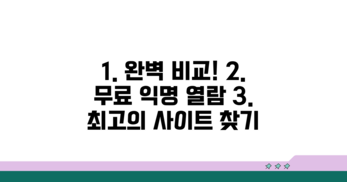 익명 열람 무료 사이트 완벽 비교