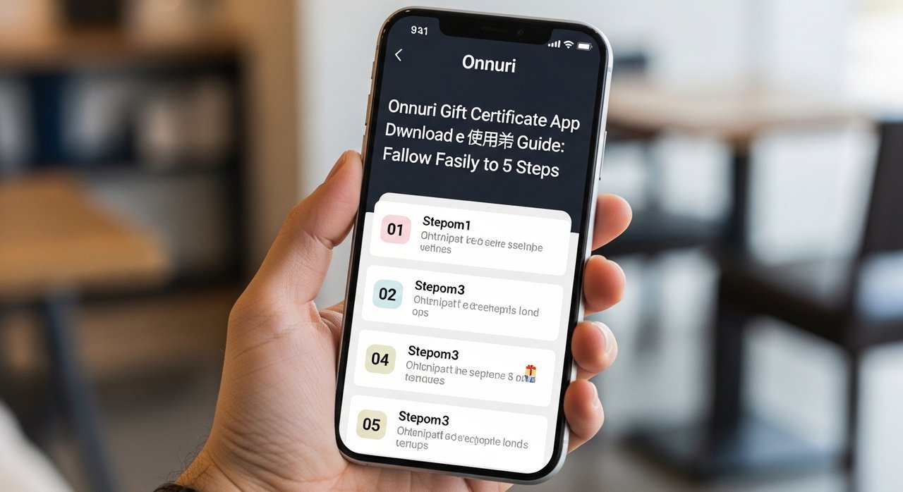 온누리상품권 앱 다운로드 사용법 완벽 가이드: 5단계로 쉽게 따라하기