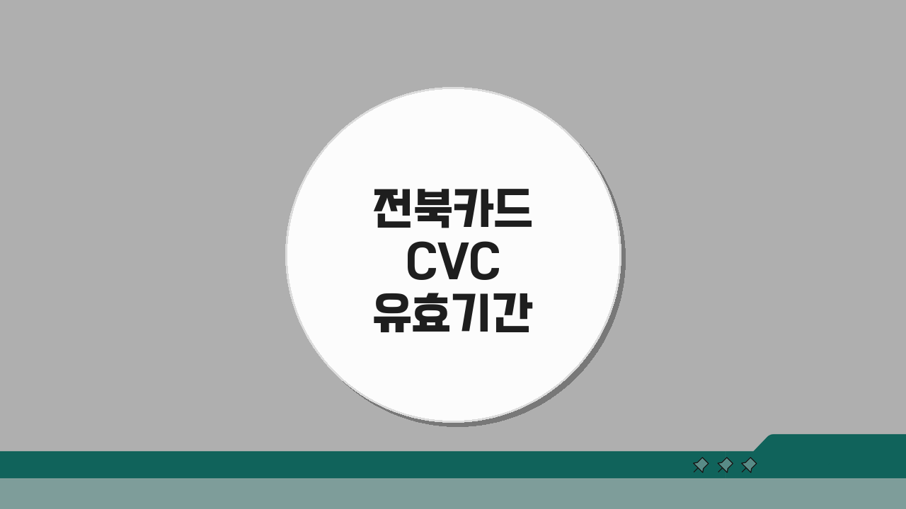 전북카드 CVC 유효기간 카드정보 알아보기, 이것만 알면 끝!