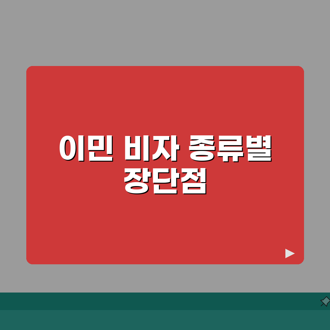 미국이민 비자종류 가이드: EB-1/EB-2/EB-3/EB-5 장단점 심층분석 5가지