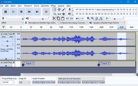AUDACITY