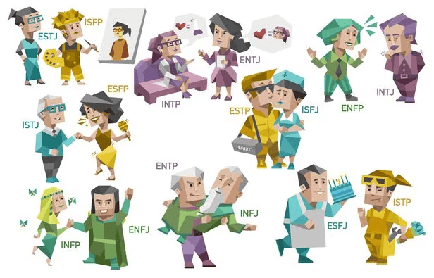 MBTI 성격 유형 검사 개념 이미지