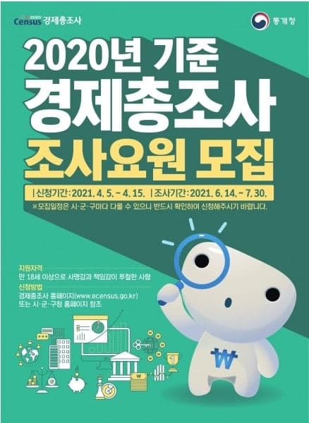 정부 직접일자리 사업에 참여해 근무하는 모습